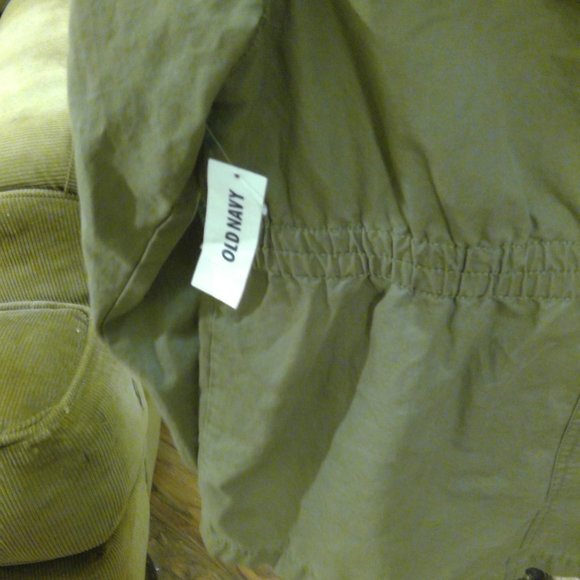 New Forrest Green Large Light Old Navy Jacket - Picture 3 of 4